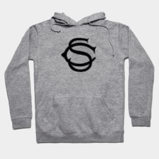 SC Monogram Black Hoodie